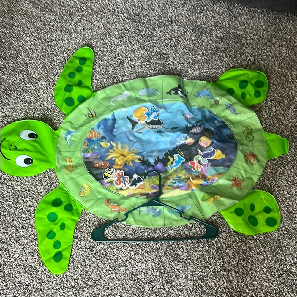 Turtle Tummy Time Play Mat for Babies